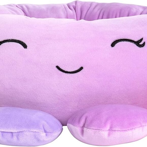 Squishmallows Official 30-Inch Beula Octopus Pet Bed- Large Plush-Purple - Picture 5 of 6
